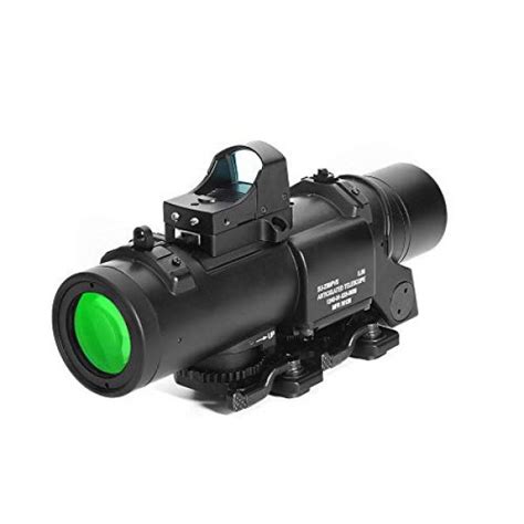 Luger Tactical 1x 4x Magnification Optic Fixed Dual Purpose Scope Combo