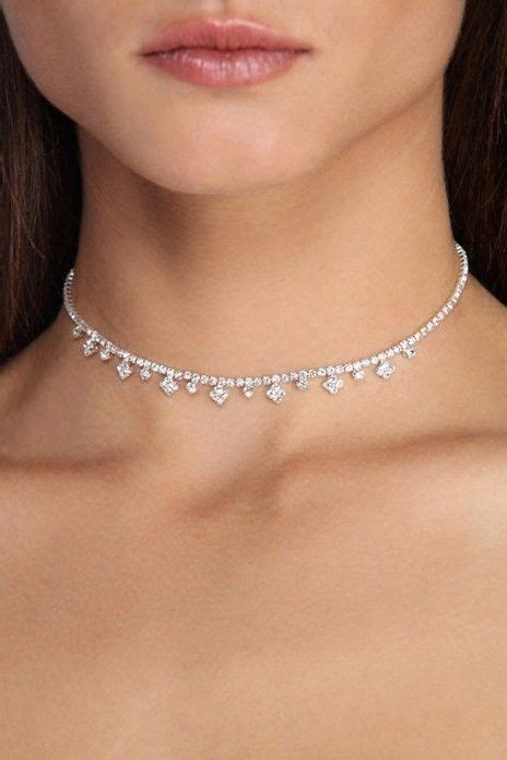 Little Details Dainty Rhinestone Choker In 2020 Prom Jewelry Jewelry