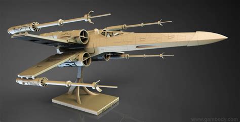 Star Wars - X-Wing Starfighter 3D Printer Files | Assembly ...