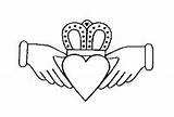 Claddagh Revisited sketch template