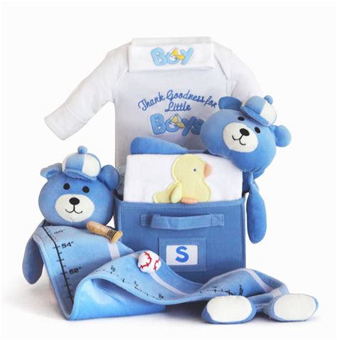 Welcoming a baby boy is a joyous occasion. Baby Boy Gift Basket Made to order by Silly Phillie