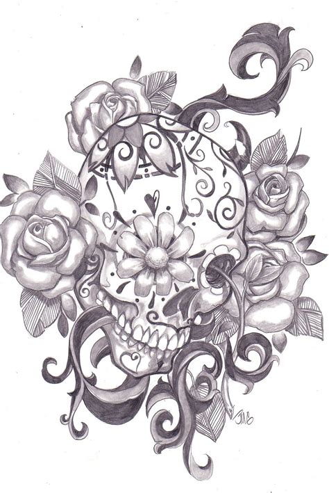 Calaveras Mexicanassugar Skull Imagenes Tatuajes De Calaveras