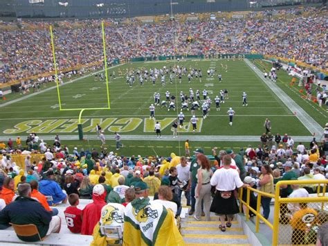 Lambeau Field – End Zone Seats, Mid Rows | Event USA