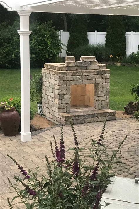 Outdoor Fireplace Kits Diy