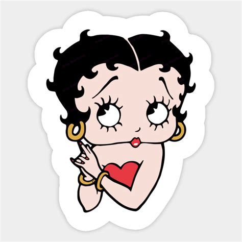 Sammeln And Seltenes Werbeartikel Aufkleber Sticker Betty Boop Cartoon