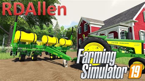 John Deere 7000 6 Row Planter Mod Review Farming Simulator 19 Youtube