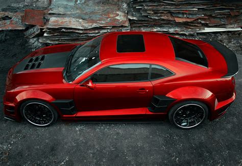 Garage Car Chevrolet Camaro Is A Superhero Guyver Widebody By Chrome