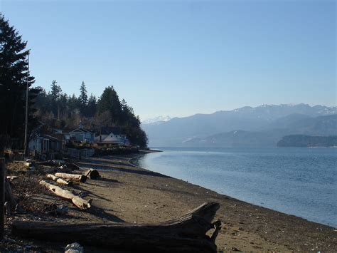 The Western Shoreline Of The Hood Canal Near Seabeck Wa Scenic