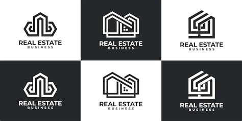 Premium Vector Set Of Modern Real Estate Logo Inspiration