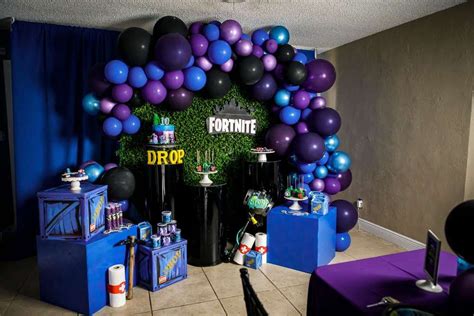 Fortnite Birthday Party Ideas Photo 1 Of 10 10th Birthday Parties