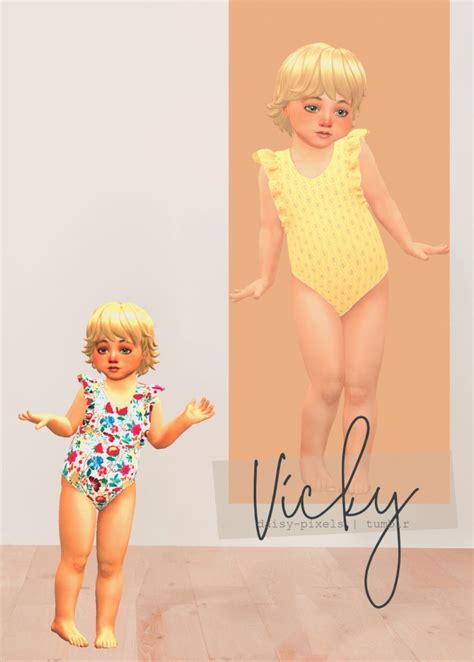 Vicky Swimsuit At Daisy Pixels Sims 4 Updates