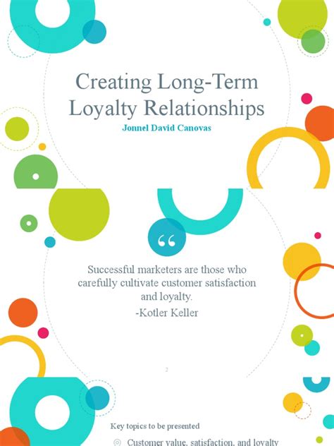Chapter 5 Long Term Relationship Marketing Management Pdf Customer