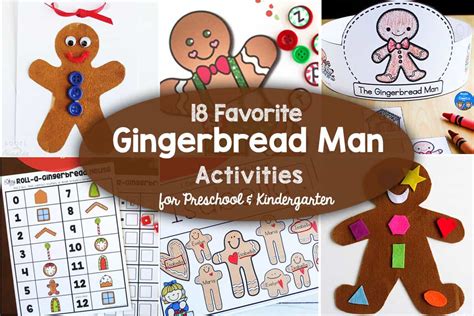 Favorite Gingerbread Man Activities For Preschool And Kindergarten