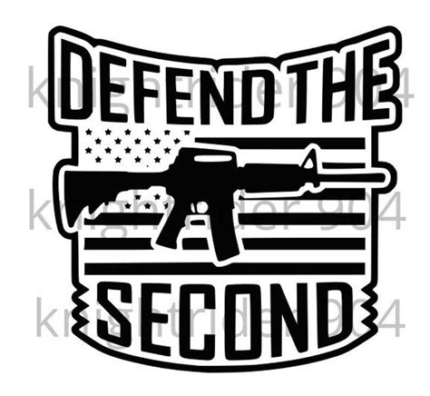 Defend The Second Amendment Svgpng Etsy In 2020 Vinyl Decals