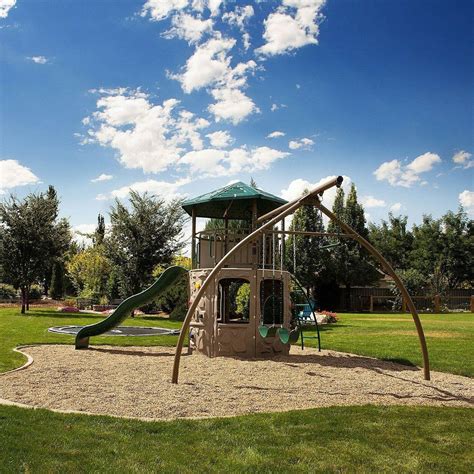 Lifetime Outdoor Playground Swingset Tower Playset Swing Slide