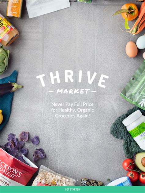 Thrive Market Organic Healthy Food Delivery On The App Store