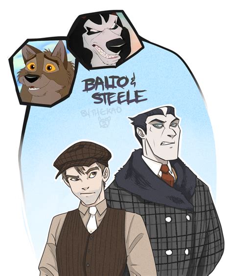 Balto And Steele By Scruballz Cartoon As Anime Cartoon Art Disney