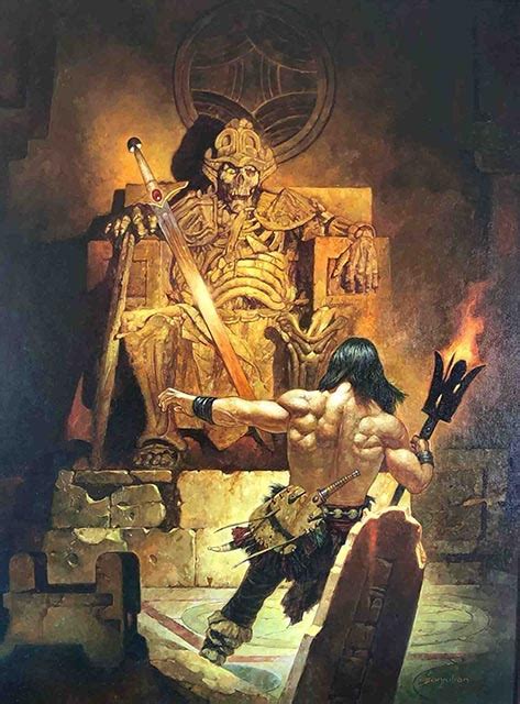 Conan The Barbarian By Sanjulian Comic Art Fantasy Art Illustrations