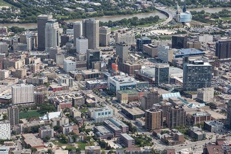 Aerial Photo Winnipeg Manitoba