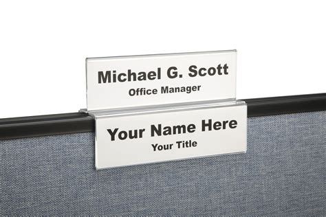Cubicle Name Plate Holder Name Plate Plate Holder Cubicle Walls