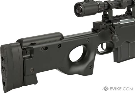 Cyma Advanced L Bolt Action High Power Airsoft Sniper Rifle Color Black Airsoft Guns Air