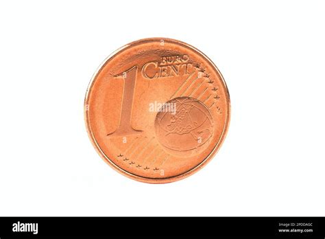 1 Euro Cent Coin Cutout Stock Photo Alamy