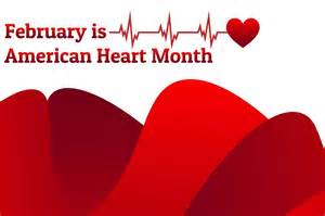 February Is American Heart Month Template For Background Banner Card