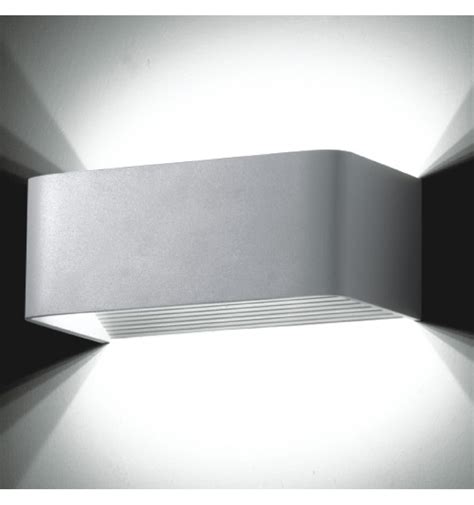 Wall light - LED design rectangle Quadra 6x1W - 20cm