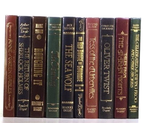 Classic Book Collections Hardcover Old Hardcover Books Stock Photos