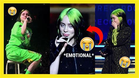 Billie Eilish Emotional Crying Compilation 2020😳 😱 Youtube