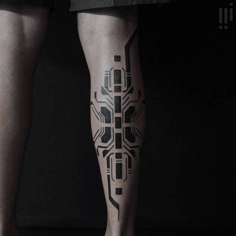 Cybernetic Tattoos By Georgie Williams Tech Tattoo Geometric Tattoo
