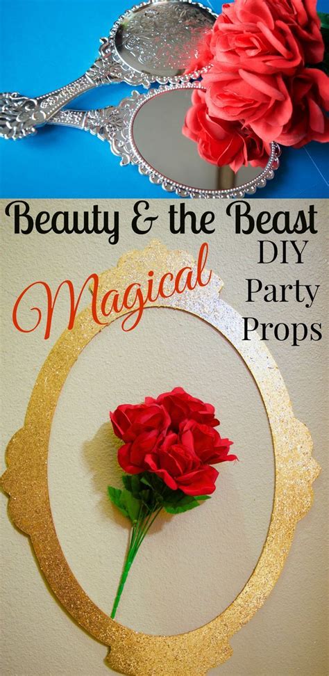 Magical Diy Beauty And The Beast Party Prop Supplies And Wall