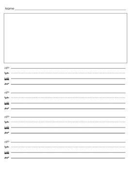 It provides the writing guides to assist students with letter formation. Paper to use in with Teachers College Writing Workshop or ...