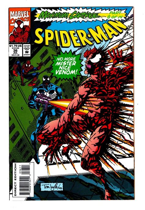 Spider Man 36 Nm Maximum Carnage Part 8 Venom Carnage Black Cat