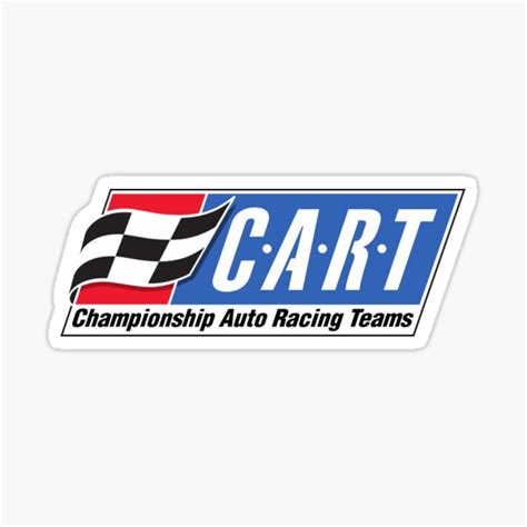 Championship Auto Racing Teams Sticker For Sale By Darkmonohue