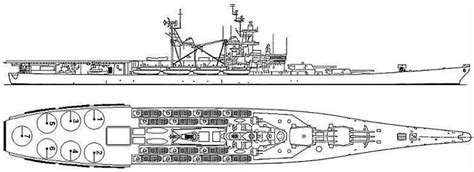 Iowa Class Battleship Schematics