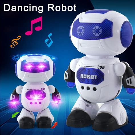 Electronic Dancing Robot With Musical And Lighting Aa Batteries Robot Fun