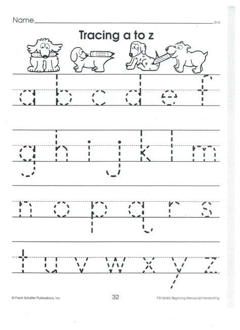 It's easy for kids to learn how to write the alphabet. English print abc a to z lower case 001 | Alphabet tracing ...