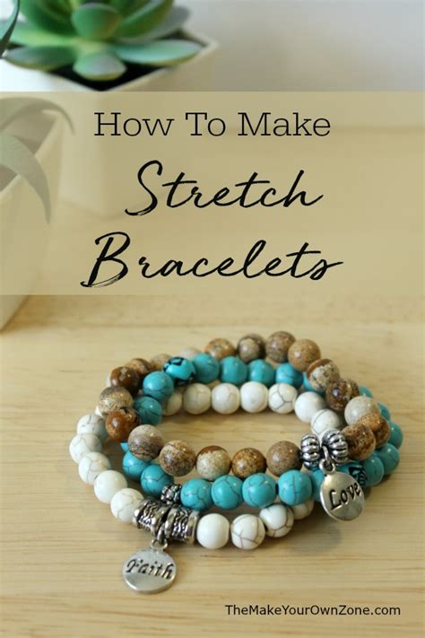 How To Make Your Own Stretch Bracelets Making Bracelets With Beads