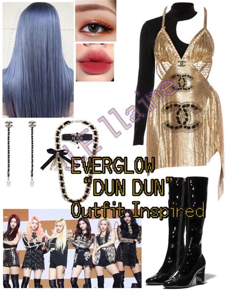 Everglow “dun Dun” Outfit Inspired Outfits Kpop Fashion Outfits