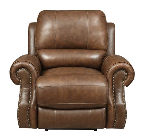 Shipping and meetup options available. Red Barrel Studio Crete Leather Power Recliner & Reviews ...