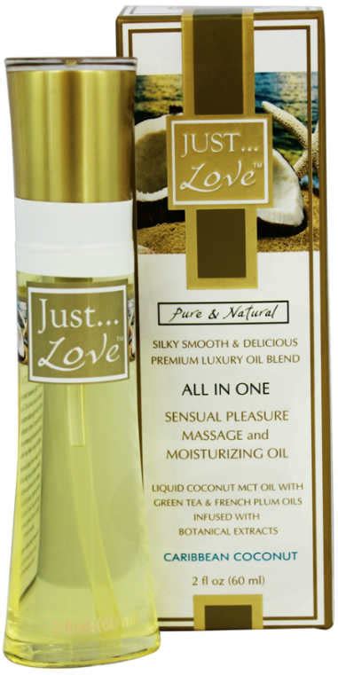 buy just love massage and moisturizing oil caribbean coconut 2 ounce from just pure essentials