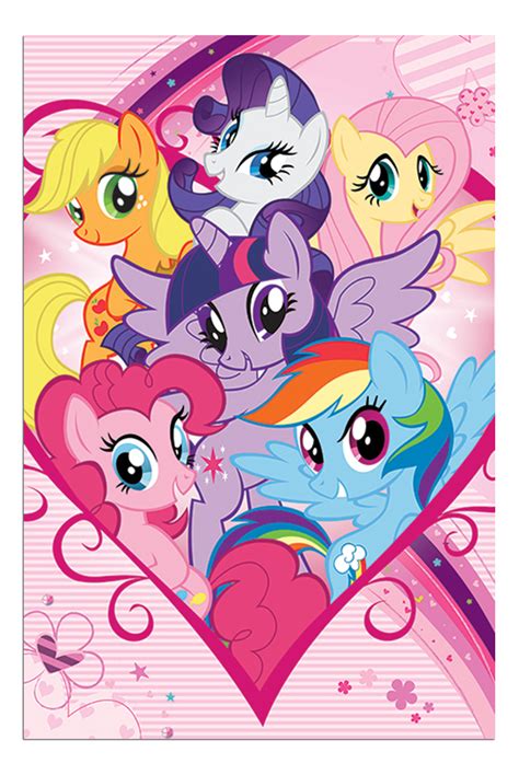 My Little Pony Group Tv Series Childrens Poster New Maxi