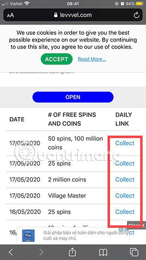 For more questions for coin master check out the answers page where you can search or ask your own question. Các cách nhận Spin, chạy spin Coin Master - Quantrimang.com