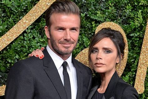 David Beckham Wife Sports Stars David Beckham With His Wife Victoria