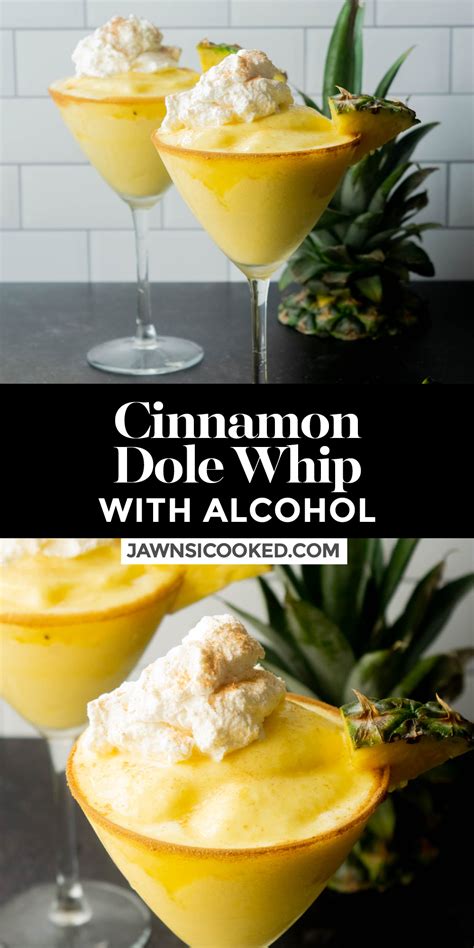 Cinnamon Dole Whip With Alcohol Jawns I Cooked