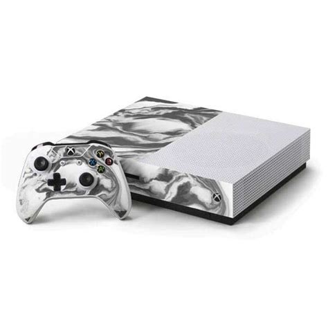 Grey Marble Ink Xbox One S Console And Controller Bundle Skin Xbox