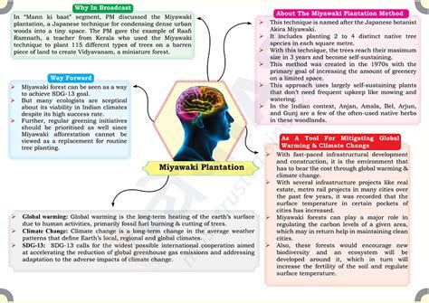 Brain Booster For Upsc State Pcs Examination Topic Miyawaki Plantation Dhyeya Ias Best