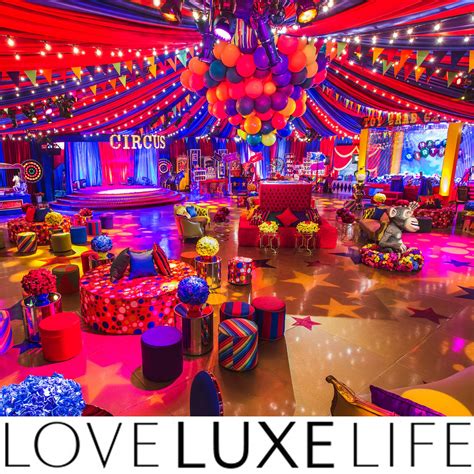 Circus Themed Party Featured In Love Luxe Life Rayce Pr