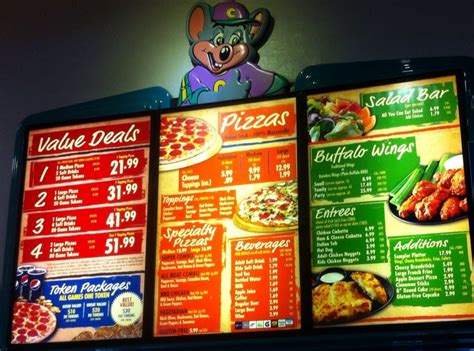 Chuck E Cheese Menu Crown Friendster Images And Photos Finder